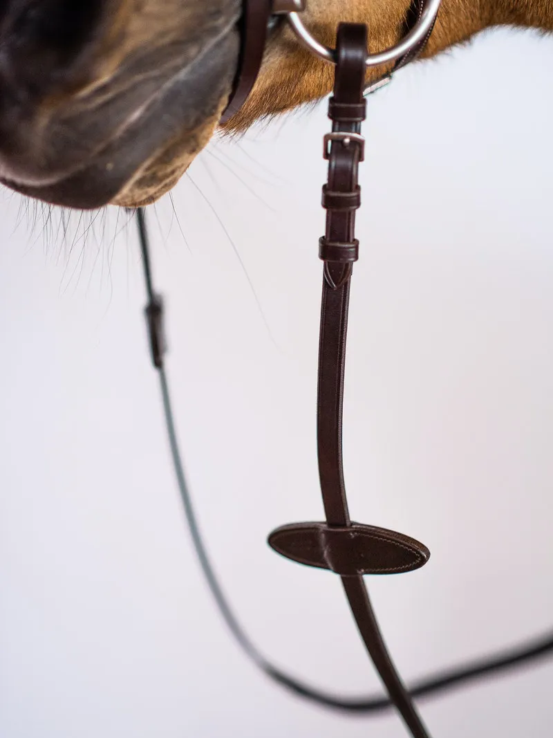 PS of Sweden Rubber Grip Reins Brown-2
